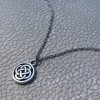 Loralyn Designs Small Pewter Celtic Knot Charm Pendant Necklace 24