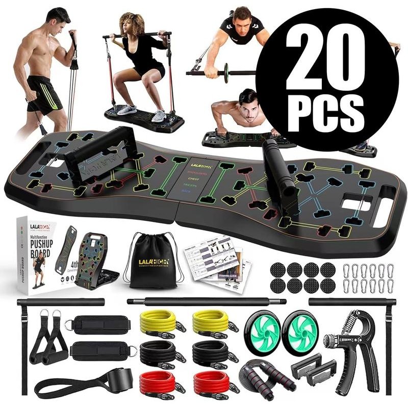 LALAHIGH Emurdyon Portable Home Gym System: Full-Body Training, Improved Flexibility,