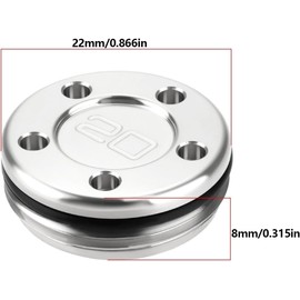 2PCS Golf Putter Weights (10g/15g/20g) - Compatible with Scotty Cameron Select, GoLo, Futura, Phantom Putters | Adjustable Club Head Weights for Enhanced Swing Balance & Performance (20)