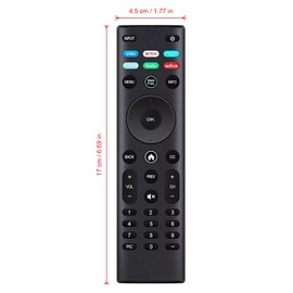 Remote Replacement for Vizio TV V435-H11 V555-H11 V585-H1 V585-H11 V705-H1 M50Q7-H1 M55Q7-H1 M65Q7-H1 M55Q8-H1 M65Q8-H1 V555-H1 V655-H9 V705-H13 V405-H9 V405-H19 V505-H9 V505-H19