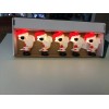 The Home Depot 4 In. 5-Light White Peanuts Led Battery