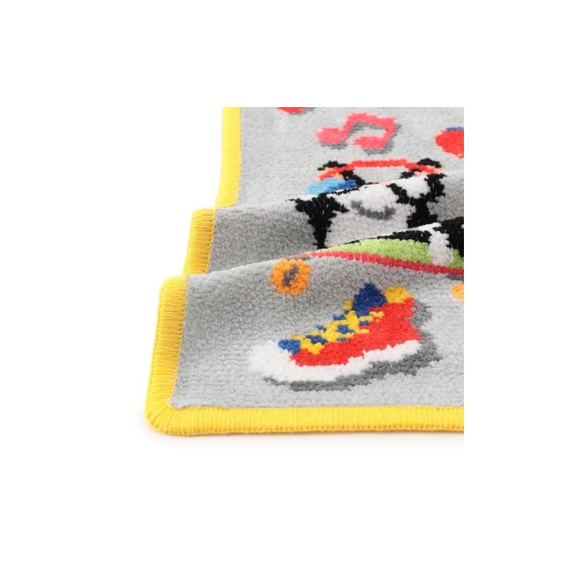 Faylor Nerly Skateboarder Handkerchief, gray, Free size