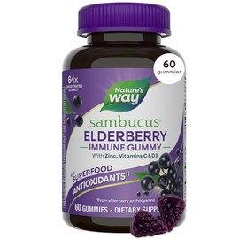 Sambucus Elderberry Gummies Suplementos Herbales 10486
