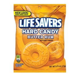 Lifesavers Butter Rum Hard Candy Bag, 6.25 ounce