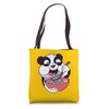 Panda Bear Eats Cornflakes Flakes Cereal Pandas Anime Comic Tote
