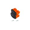 1 Pair of Foot Caps for Articulated Ladder Telvario 64x25