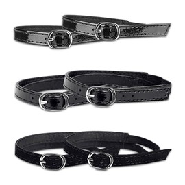 USHXVG 3 Pairs of High-Heeled Shoe Straps, Adjustable Shoelaces, High-Heeled Shoe Replacement Ankle Straps, Detachable Heel Shoelaces, Shoelace Extender, Elastic Shoelaces