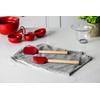 KitchenAid 2pc Mini Birchwood Spatulas Set - Empire Red