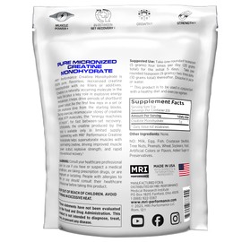 MRI Performance Creatine Monohydrate Powder 5g,100% Pure Micronized Creatine Supplement, Muscle Growth & Recovery, Build Muscle, Increase Strength, Performance, Endurance, 1000g, Unflavored