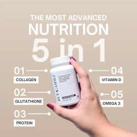 Altagamma Colágeno 5 En 1 | Colágeno Hidrolizado Puro | Co