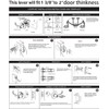 Crystmetal Privacy Indicator Lock Inuse or Vacant, Occupied Door Handle,