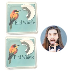 2PCS Bird Whistle,Creative Fun bird Call Whistle,Magic Bird Whistle for Adults,Bird Caller Tongue Toy Wacky Animal Sounds,Original Traditions Bird Pipes,Tweeting Noisemaker for Behaviour Aids Training