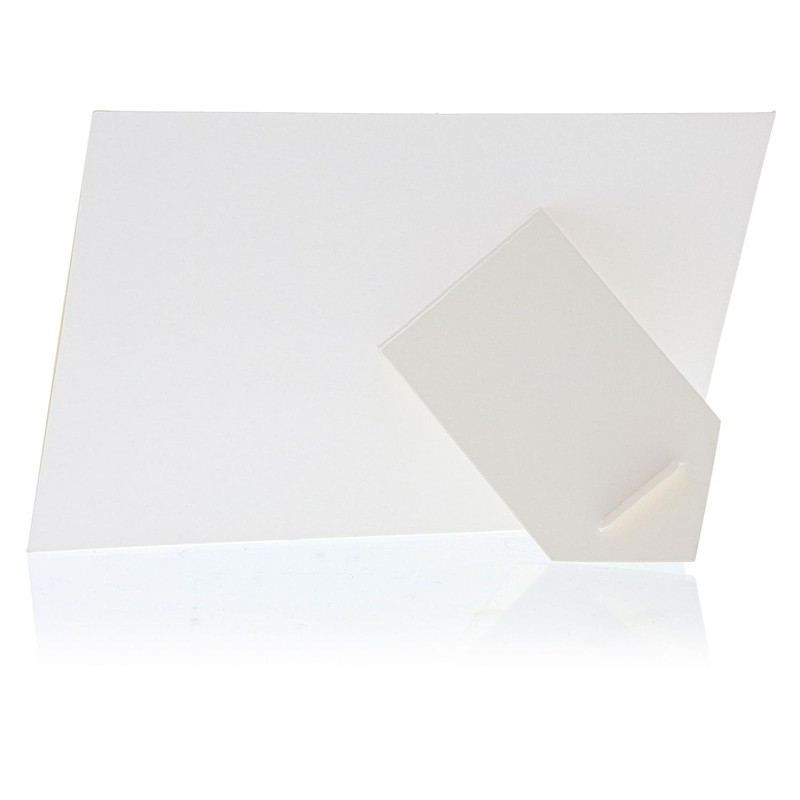 Juvale Cardboard Picture Frames for 4x6 Photos - White Paper