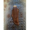 Custom Left Hand Leather Knife Sheath Fits Buck 110 Knife,
