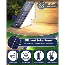 BSTOT Solar Powered Step Lights for Outside Waterproof Led, Deck Outdoor Decor Stair Stairwell Lighting for Front Door, Patio, Back Porch, Ring Pathway (Warm White, 6pcs)