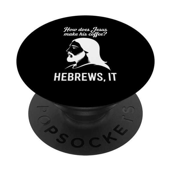 Lustiger Spruch How Does Jesus Make Coffee Hebräisch it Frauen