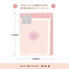 Lab Clip Card Mizuhiki Works Message Card Pink MWMC02-S1