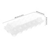 HOIGON 80PCS 12 Count Plastic Egg Cartons, Clear Egg Cartons