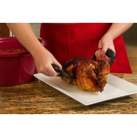 Bear Paws Meat Claws - The Original Meat Shredder Claws for Pulled Pork, USA Made - Easily Lift, Shred, Pull and Serve Pork, Chicken, Brisket and Turkey - Gift for Dad on Christmas! (Gray)