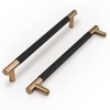 COTYKILEY 10 Pack 7 Inch(177mm) Matte Black and Champagne Bronze