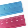 SLIP-ON DAR-2802 Aluminum Ruler, S Lined, Simple, 0.0 inch (0