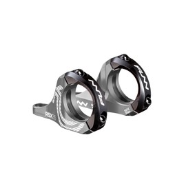 Funn RSX Mountain Bike Direct Mount Bike Stem with 35mm Bar Clamp, 2 Pieces Lightweight Split Design for Dual Crown Forks, Adjustable Extension 45-50mm with 30mm Rise (Gray)