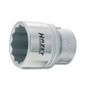 HAZET Socket, 12 Angle, 1000Z-30, Double Side Width: 1.2 x