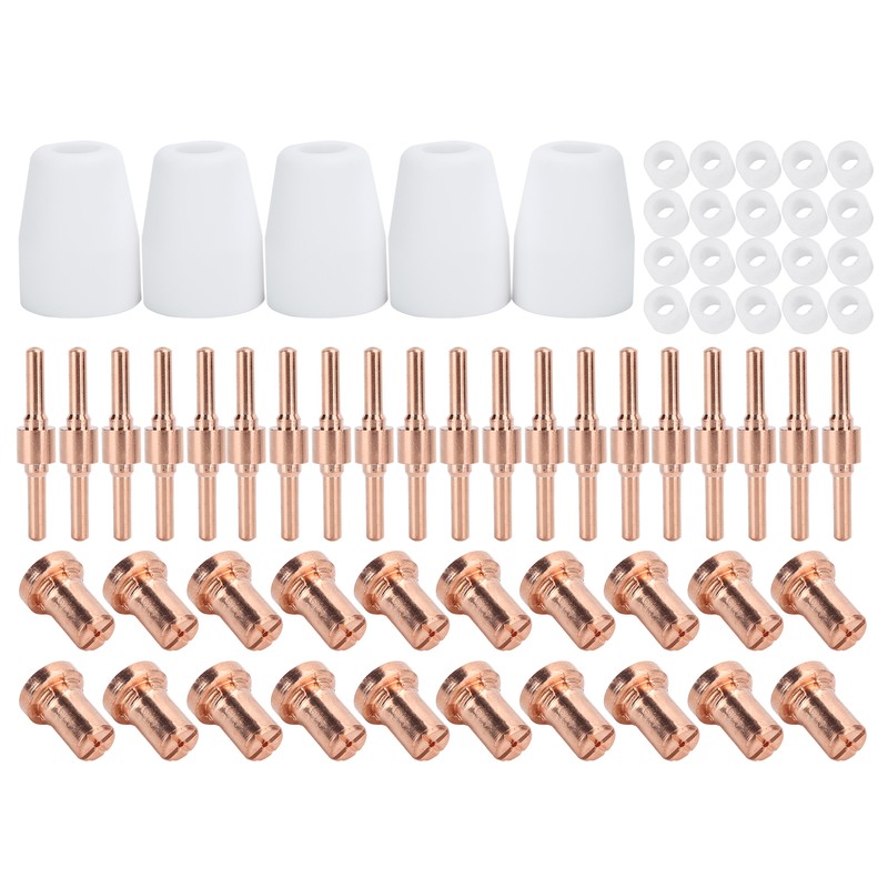 65Pcs PT‑31 Plasma Cutting Consumables Fit for CUT‑40 Plasma Cutting