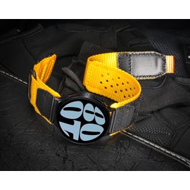 Torbollo 22mm Watch Band Compatible with Galaxy Watch 3 45mm/Galaxy watch 46mm/Galaxy Gear S3 Classical/Frontie, Rugged Nylon Leather Sport Strap for Men & Women