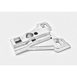 Mounting Plate, 4.5 mm, Face Frame, Euro Concealed, Nickel
