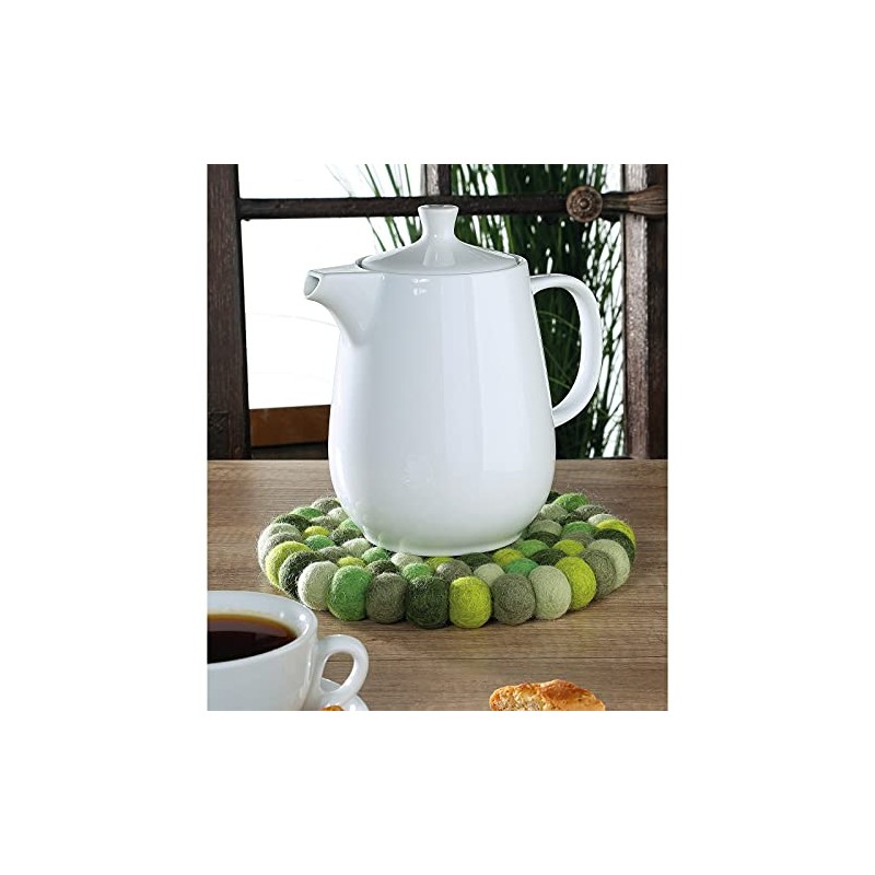 Cilio Lana Verde Round Coaster