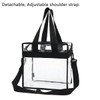 Flowfly Clear Bag Stadium Approved, Clear Beach Lunch Bag for