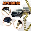 TKK 2-Pack Trailer Safety Chain - 35 Inch Chain with