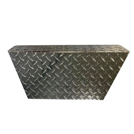 PBR Products Compatible with Club Car Precedent Golf Cart Diamond Plated Polished Alum Front Bumper Cover Silver