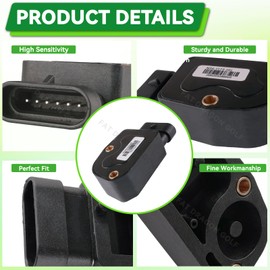 Panglong Club Car Golf Cart Throttle Sensor, Suitable for 2010-Up Club Car Precedent, Tempo, Onward Gas Models with 2nd Gen Accelerator Pedal Assembly OEM #N34-1173(G)