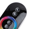 RGB LED Touch Remote Controller RF Wireless 6 Keys Circular
