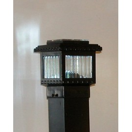 Polaris Solar Post Light 2" - Black