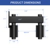 TOIMIOTOIM Adjustable Slide Gate Guide Roller,Heavy Duty 3" Thickening Sliding