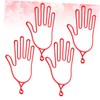 WHAMVOX 4pcs Drying Frame Hand Shape Glove and Hanger for