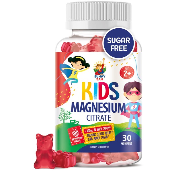 SUNNY SAM Magnesium Gummies for Kids & Adults - 100mg