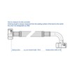 SFX® Reinforced Hose 150 cm Flex Hose 1/2 Inch Nut