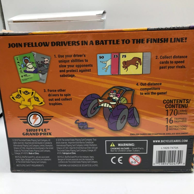 Bicycle Shuffle Grand Prix Racing Card Game By Bicycle ACC
