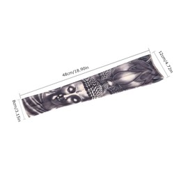 Arm Tattoo, 1 Pcs UV Temporary Tattoo Print Sleeves Arm Warmer Outdoor Temporary Fake Tattoo Arm Sleeve (TS-150)