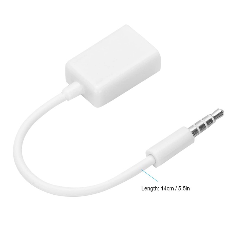 GOWENIC USB to 3.5mm Audio Adapter, USB Female to 3.5mm