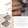 24pcs French Tip False Nails - Press On Nails Square