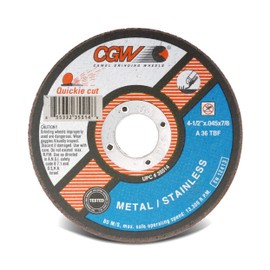 CGW 35516 Cut Off Wheel T01 5x045x7/8 25-Pack