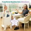 GroowingMind® Toddler Tower with Seat – 2-in-1 Montessori Standing Tower
