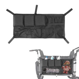 Wonderfold Pushchair Net, Black Pram Mesh Bag, Large Capacity, Side Luggage Net for Pushchairs, Accessories for Pushchairs, Compatible with All Models of the W Series