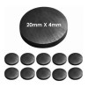 Vamos de Compras 10 Piezas Imán Ferrita Redondo 20x4mm Potente