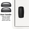 Acpetdr 4 Pair Self-Stick Cabinet Drawer Handles Pulls, Drawer Push